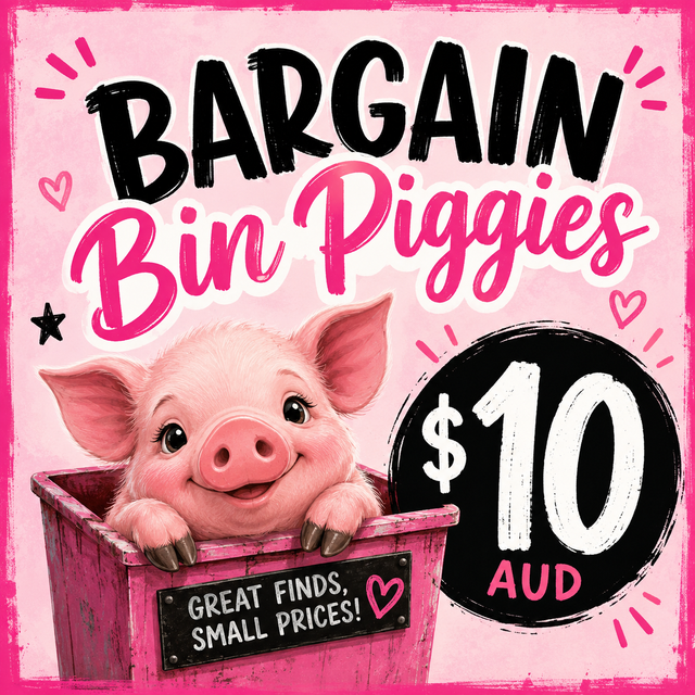 Bargain Bin Piggies