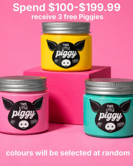 🎁 January Promotion - $100-$199.99 spend 3 Free Piggies