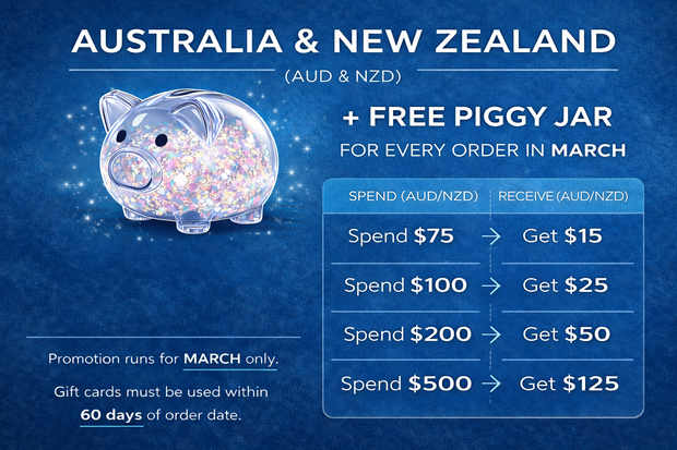 <h2>Spend $75 and receive a Bloom Bucks Gift Card</h2><p><strong>Spend $75 AUD & NZD</strong></p>