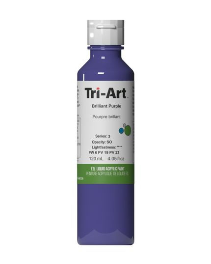 Tri-Art Liquid Acrylic Paint : Brilliant Purple
