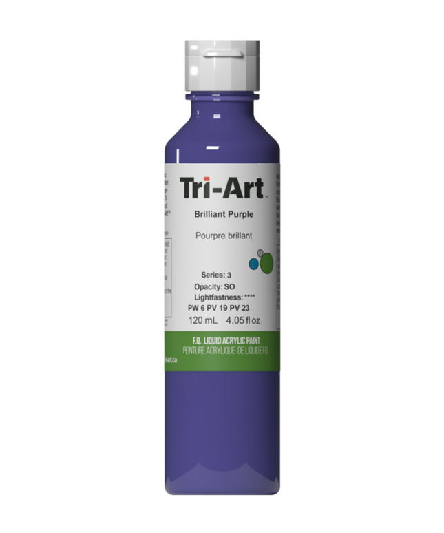 Tri-Art Liquid Acrylic Paint : Brilliant Purple