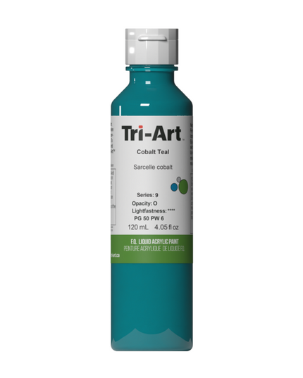 Tri-Art Liquid Acrylic Paint : Cobalt Teal