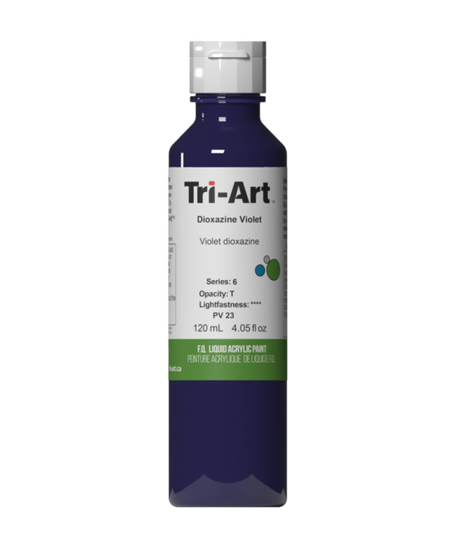 Tri-Art Liquid Acrylic Paint : Dioxazine Violet