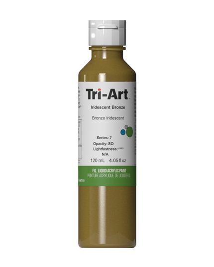 Tri-Art Liquid Acrylic Paint : Iridescent Bronze