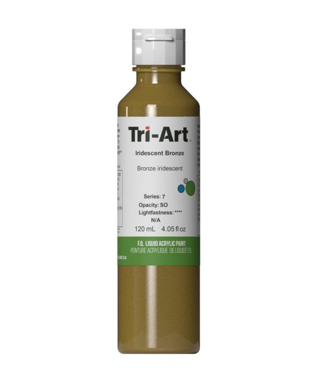 Tri-Art Liquid Acrylic Paint : Iridescent Bronze