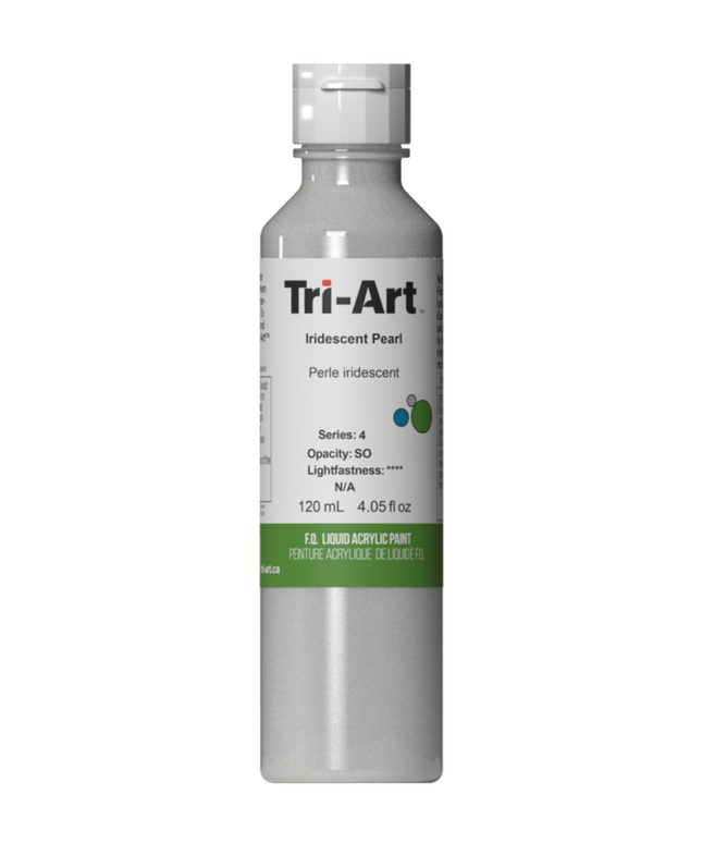 Tri-Art Liquid Acrylic Paint : Iridescent Pearl