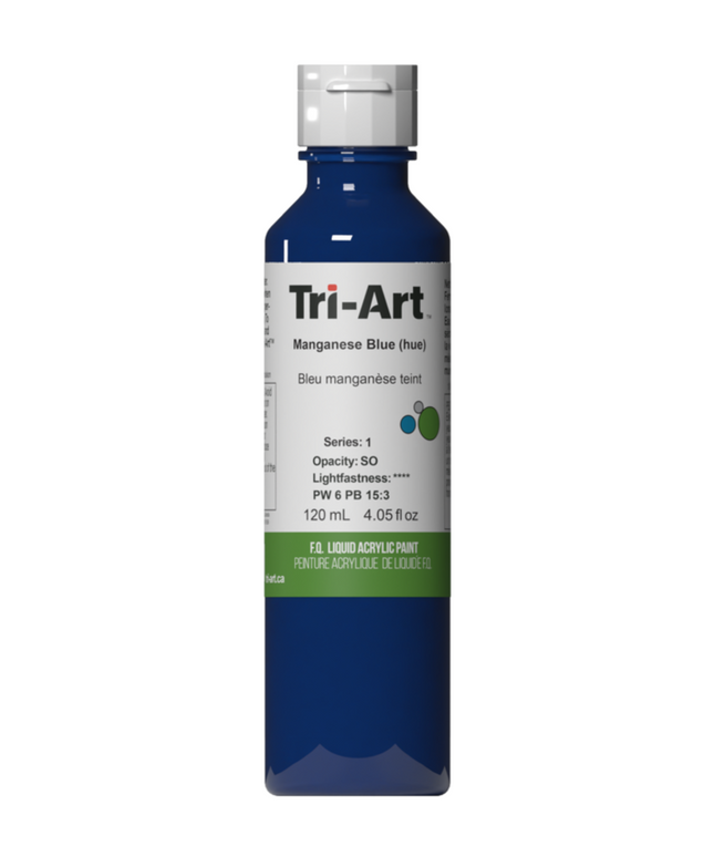 Tri-Art Liquid Acrylic Paint : Manganese Blue (Hue)
