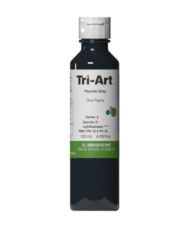 Tri-Art Liquid Acrylic Paint : Payne's Grey