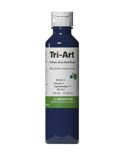 Tri-Art Liquid Acrylic Paint : Phthalo Blue Red Shade
