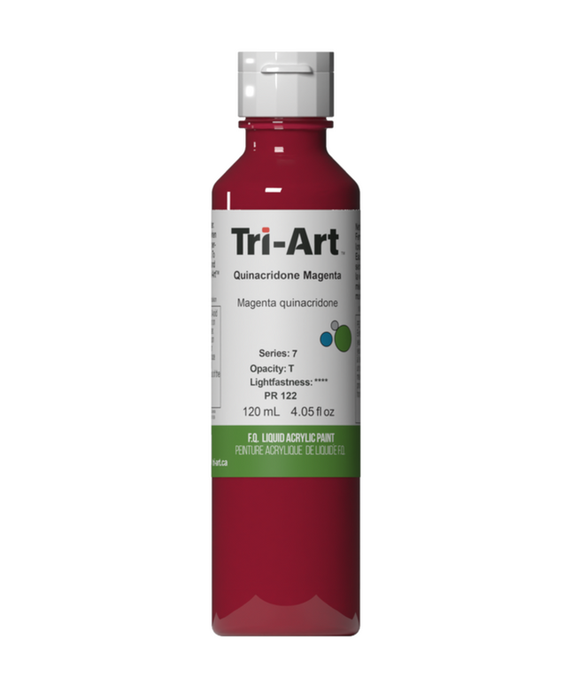 Tri-Art Liquid Acrylic Paint : Quinacridone Magenta