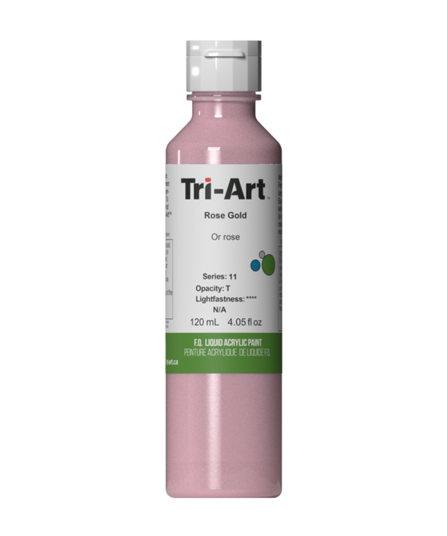 Tri-Art Liquid Acrylic Paint : Rose Gold