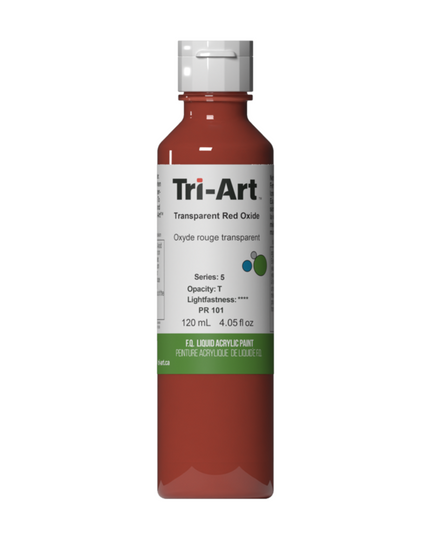 Tri-Art Liquid Acrylic Paint : Transparent Red Oxide