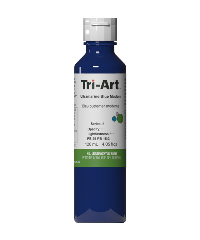 Tri-Art Liquid Acrylic Paint : Ultramarine Blue Modern