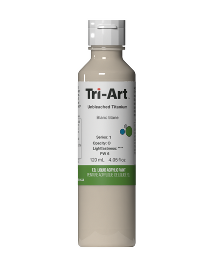 Tri-Art Liquid Acrylic Paint : Unbleached Titanium