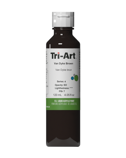 Tri-Art Liquid Acrylic Paint : Van Dyke Brown