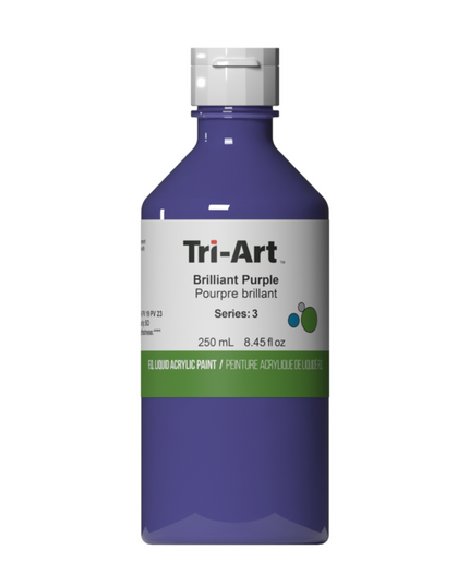 Tri-Art Liquid Acrylic Paint : Brilliant Purple