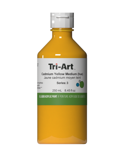 Tri-Art Liquid Acrylic Paint : Cadmium Yellow Medium (Hue)