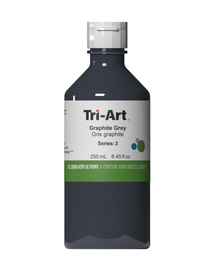 Tri-Art Liquid Acrylic Paint : Graphite Grey