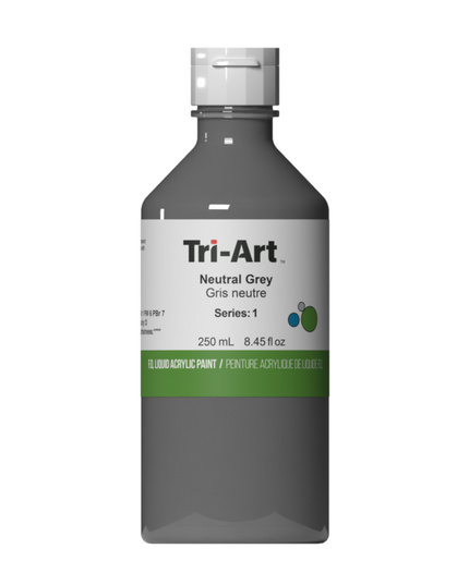 Tri-Art Liquid Acrylic Paint : Neutral Grey