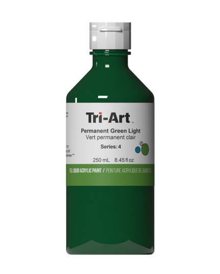 Tri-Art Liquid Acrylic Paint : Permanent Green Light