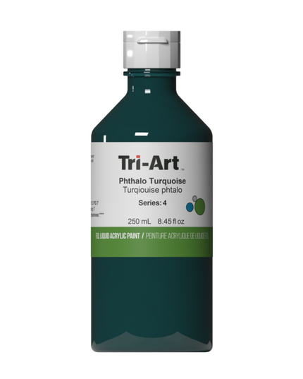Tri-Art Liquid Acrylic Paint : Phthalo Turquoise