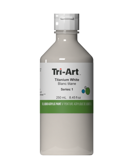Tri-Art Liquid Acrylic Paint : Titanium White