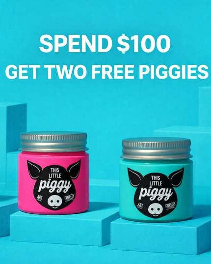 🎁 SPEND $100 GET 2 FRE PIGGIES (100% off)