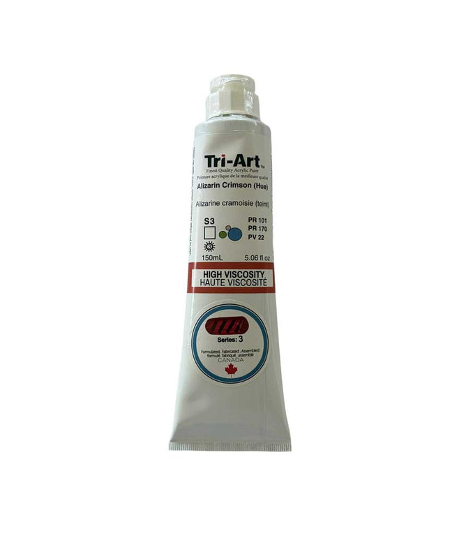 Tri-Art High Viscosity Acrylic Paint : Alizarin Crimson (Hue)