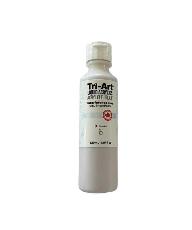 Tri-Art Liquid Acrylic Paint : Interference Blue