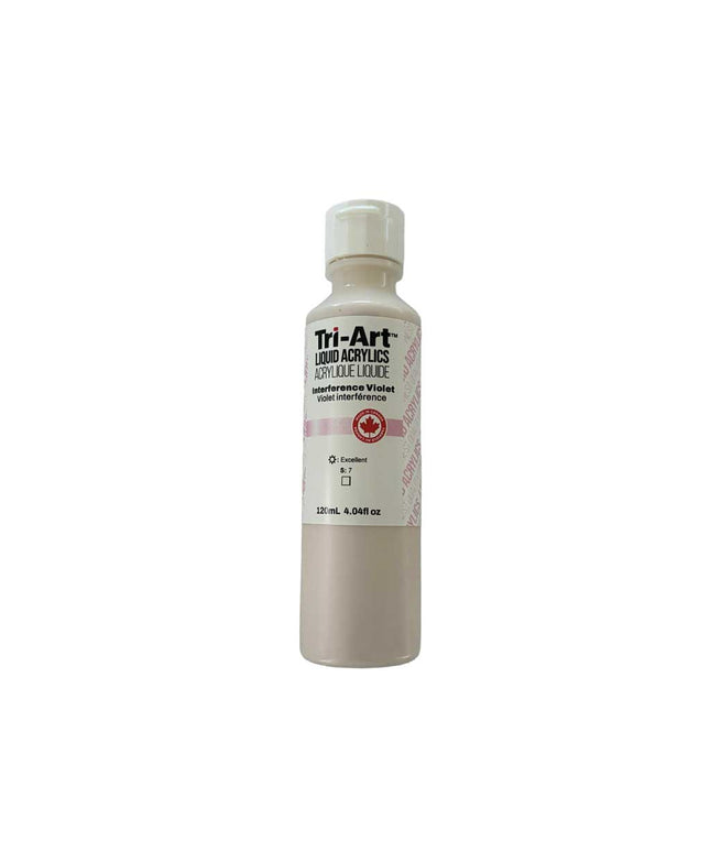 Tri-Art Liquid Acrylic Paint : Interference Violet
