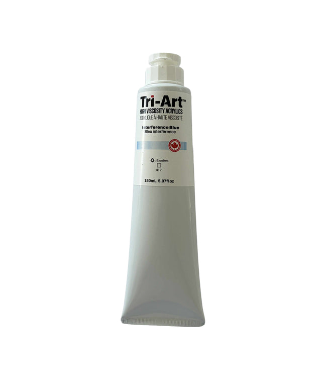 Tri-Art High Viscosity Acrylic Paint : Interference Blue