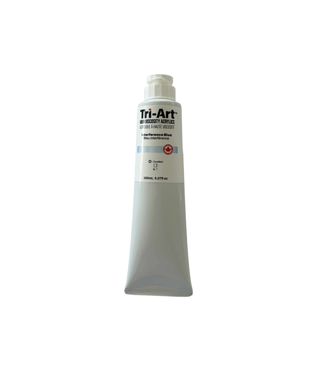 Tri-Art High Viscosity Acrylic Paint : Interference Blue