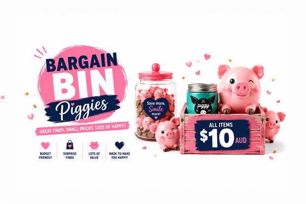 <h2>Bargain Bin Piggies!</h2><p></p>